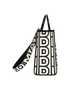 x Marc Jacobs Medium Sunshine, &pound;895, Handbags, Black/White, Leather, Side view